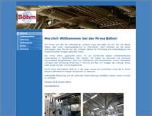 Tablet Screenshot of boehm-gmbh-leipzig.de